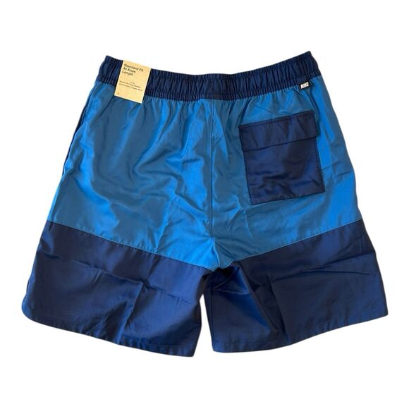 Nike Color Block Swim Trunks Blue DM6831-410 Men’s Size S - Picture 3 of 8
